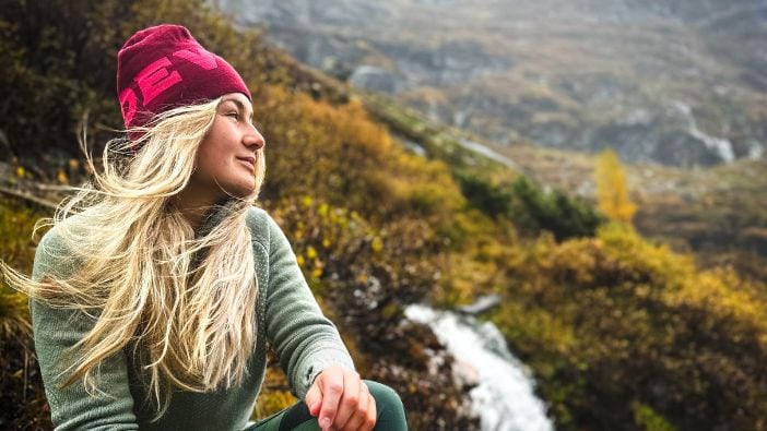 Light Grey Down Jacket With Dragon Scale -  Norway