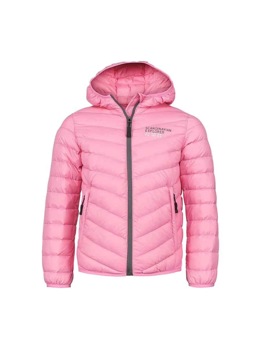 tjenestemænd knap stærk Down jacket light pink | Mall of Norway