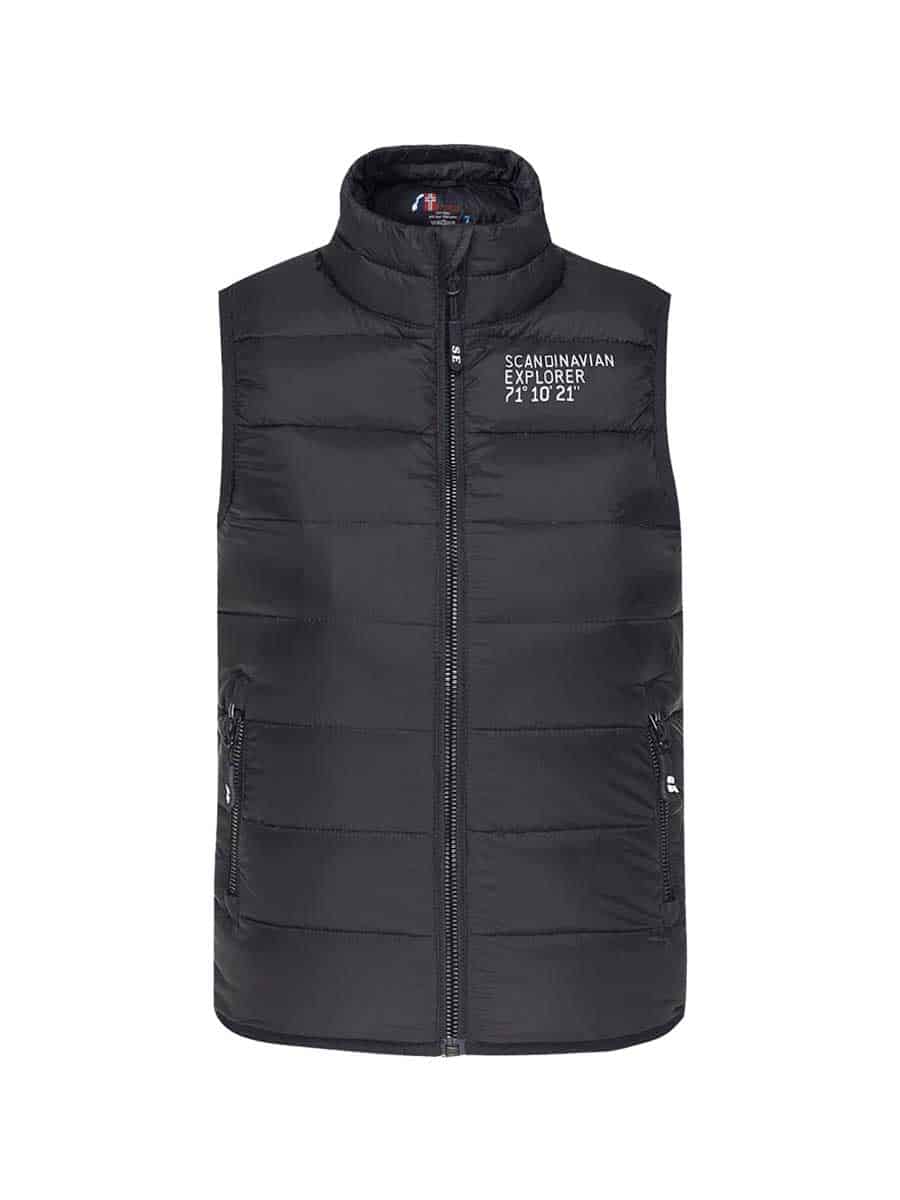 inhalen kleding aspect Down vest black | Mall of Norway