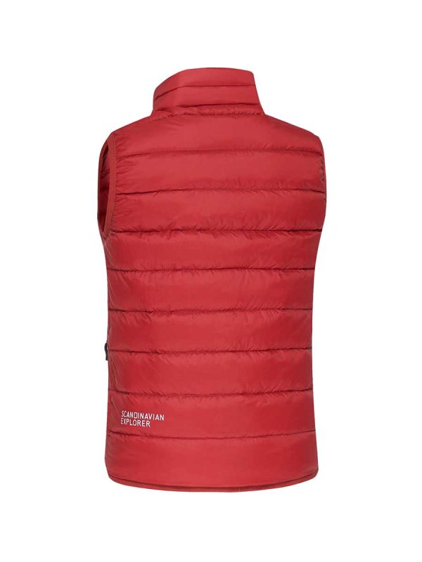 Down vest deep red | Mall of Norway