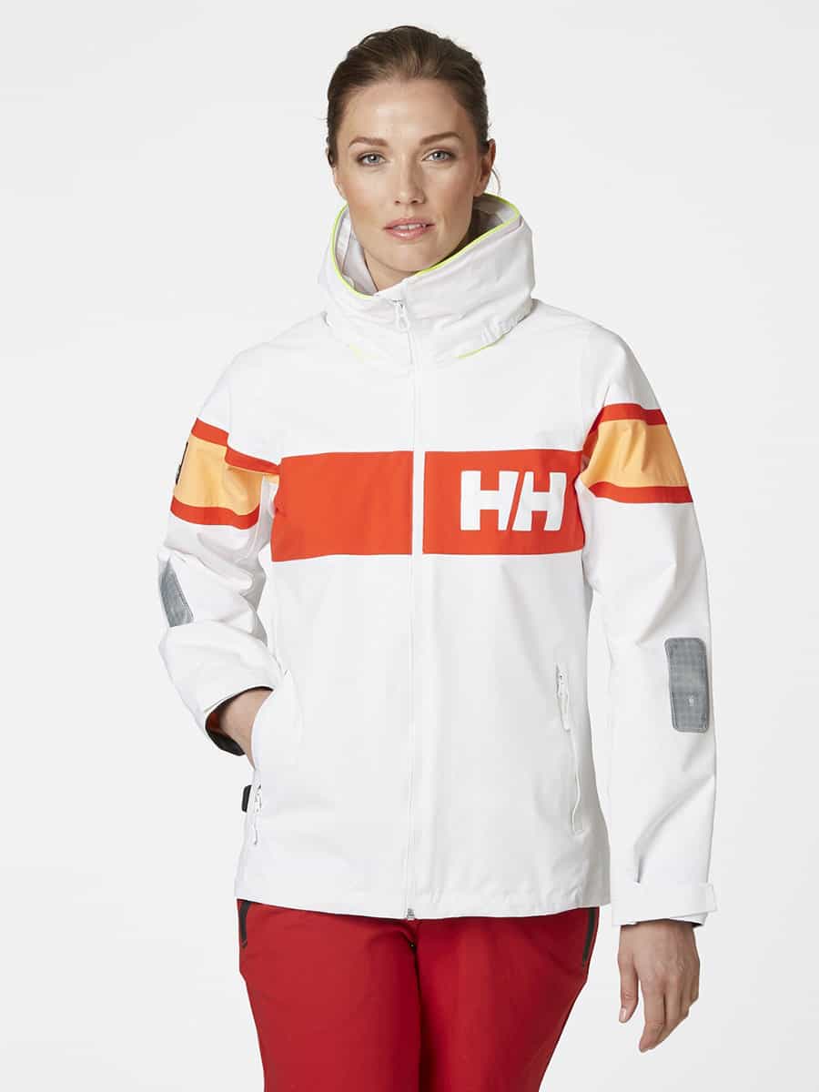 Salt flag jacket white orange | Mall of Norway