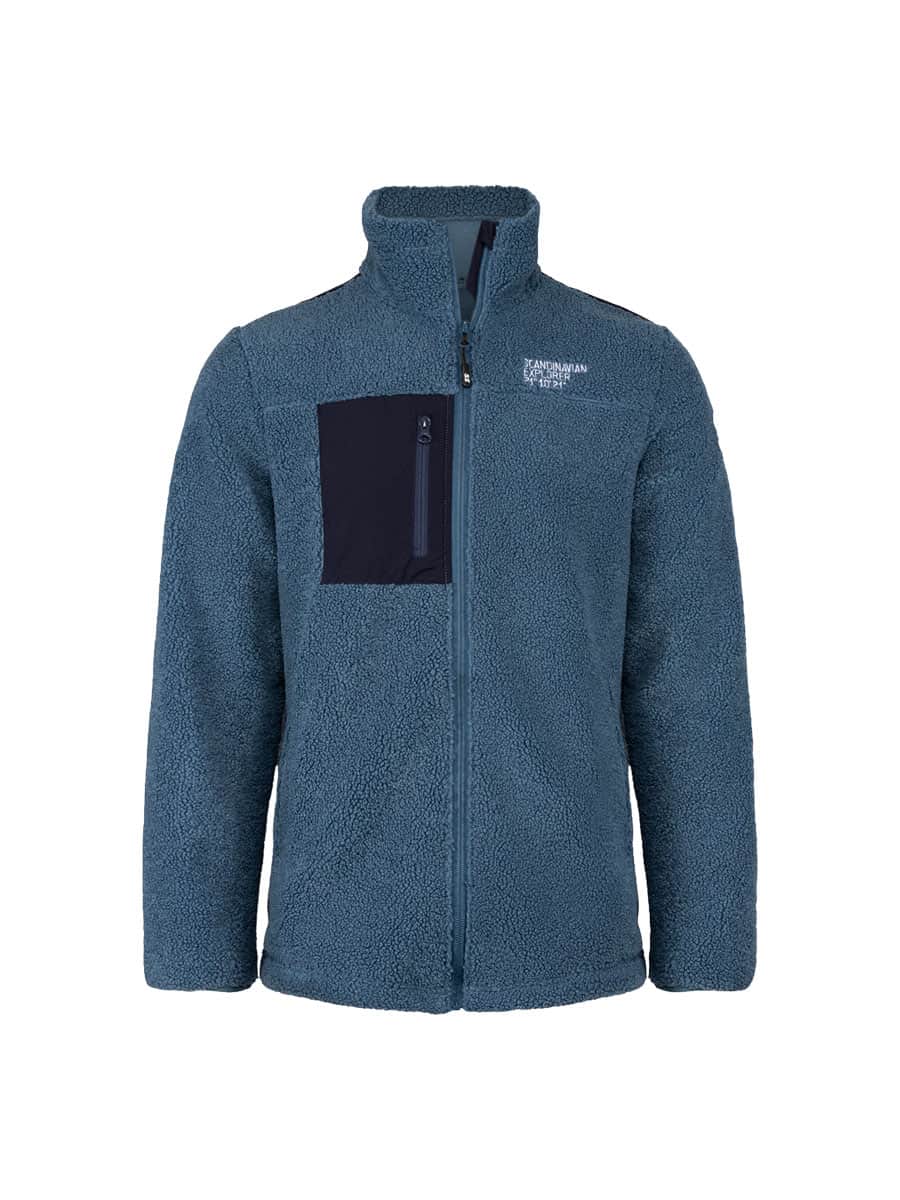 Pile fleece jacket blue | Mall of Norway