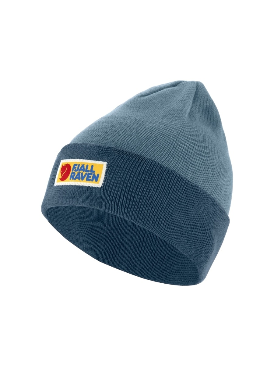 Fjallraven Pom Hat Chalk White/Indigo Blue, One Size